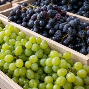 Green and Black Grapes image